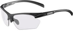 Uvex SPORTSTYLE 802 s V Sportbrille black mat-smoke