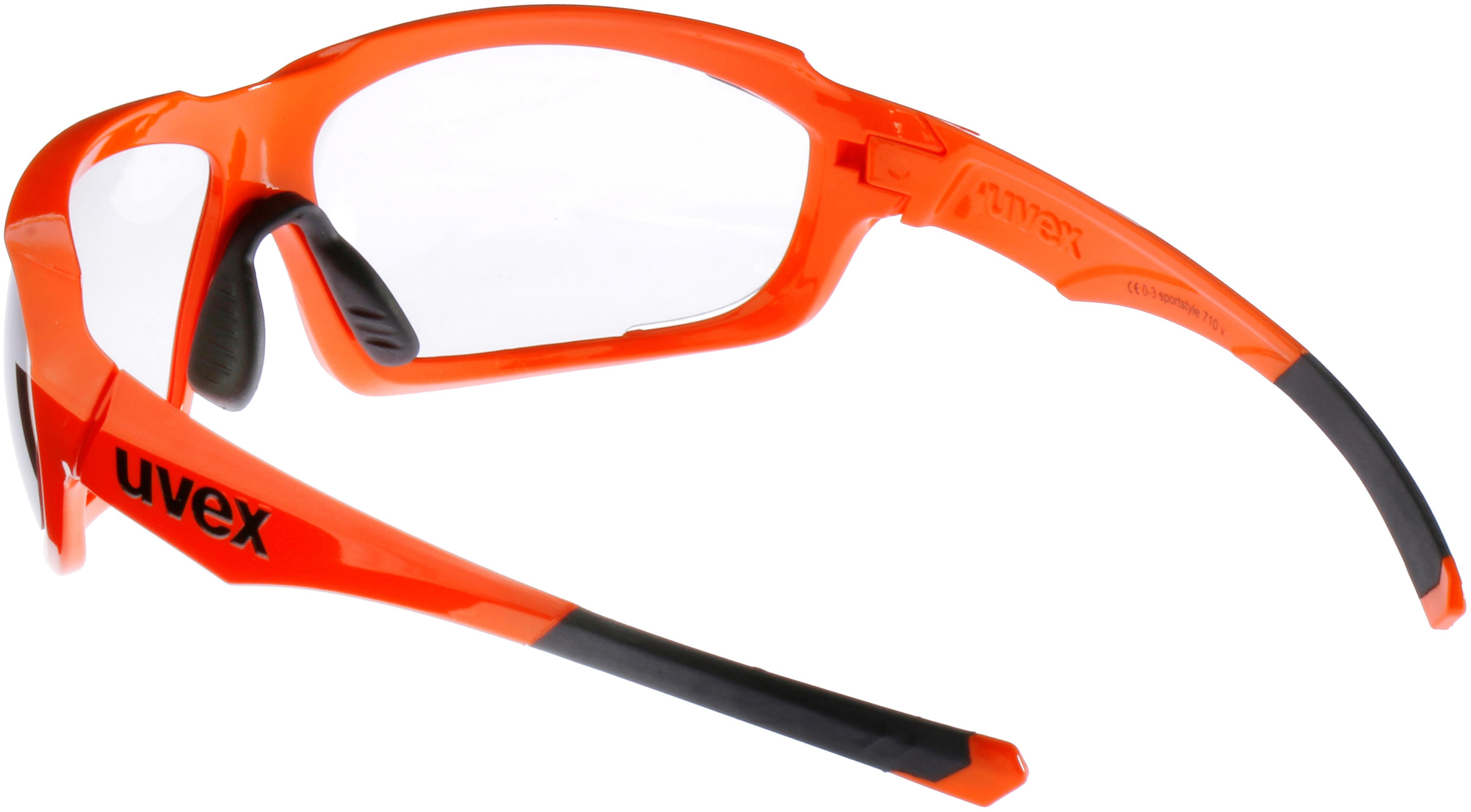 uvex fahrradbrille orange