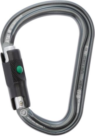 Petzl William Karabiner grau