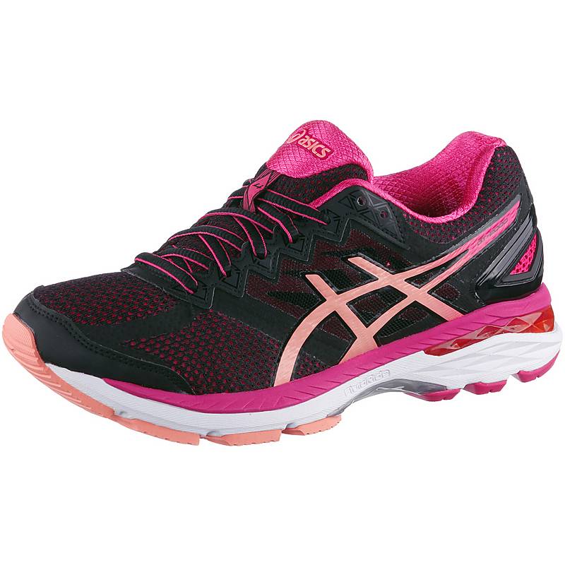 asics - gt-2000 4 - laufschuhe damen - schwarz/pink asics - gt-2000 4 - laufschuhe damen - schwarz/pink