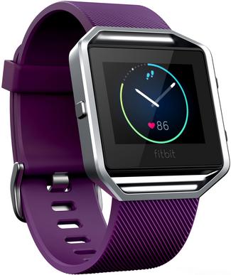 FitBit Blaze Fitness Tracker pflaume/silber