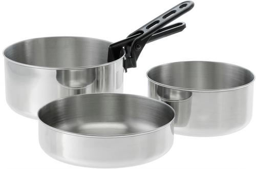 Basic Nature Biwak Edelstahl Campinggeschirr