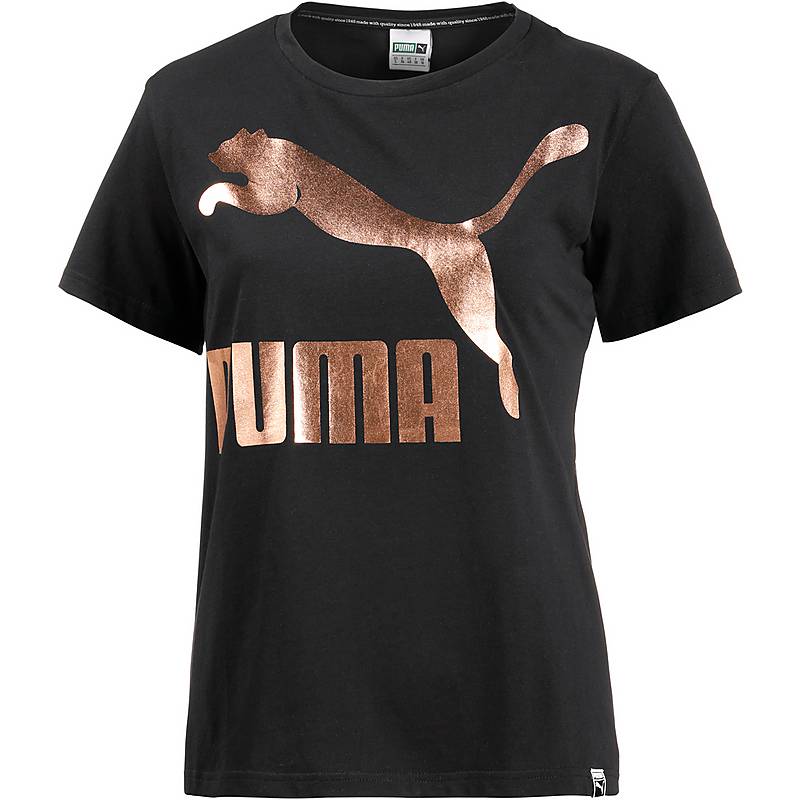 puma t shirt schwarz gold puma t shirt schwarz gold