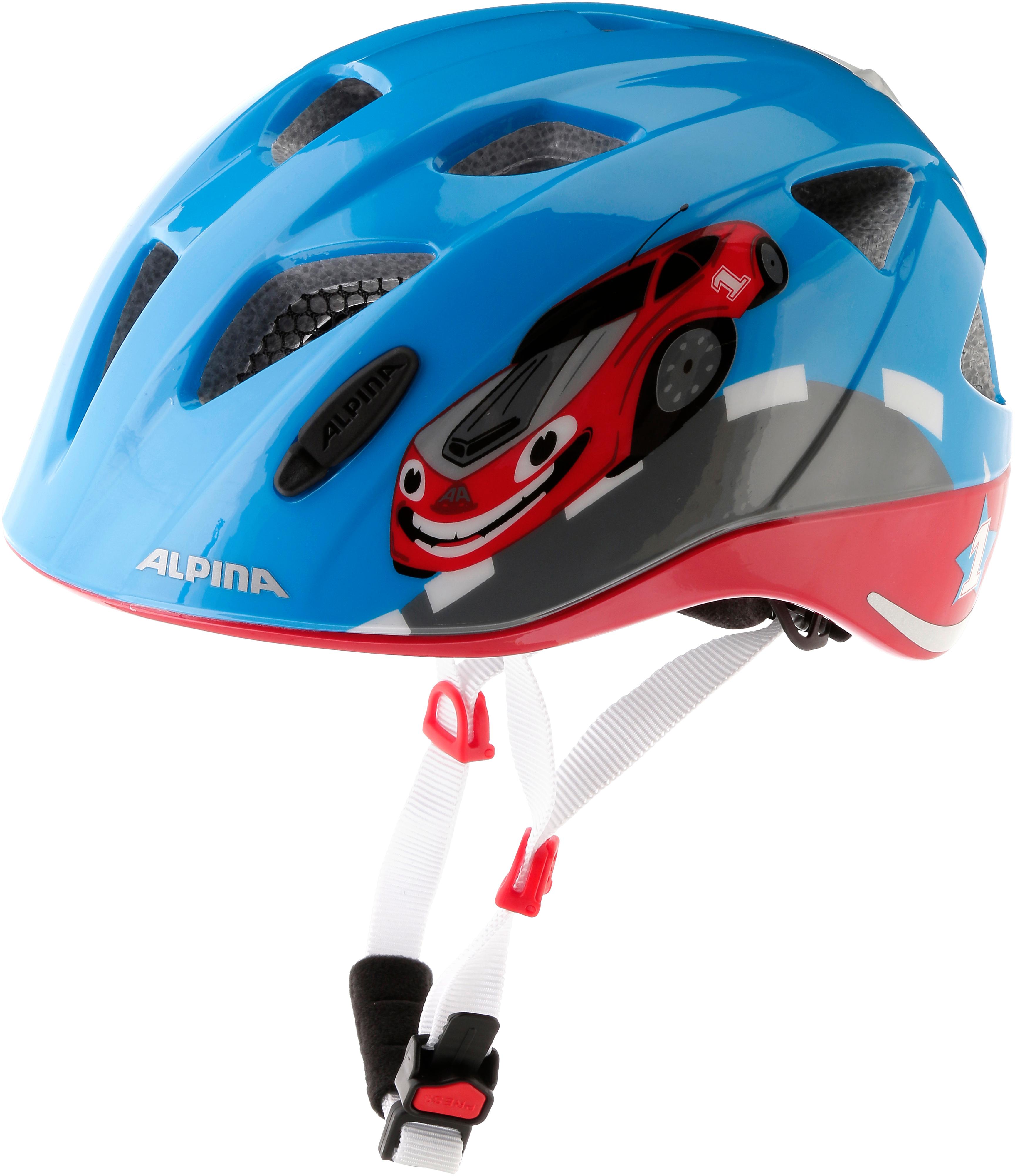 ALPINA Ximo Flash Fahrradhelm Kinder blau Auto im Online ...