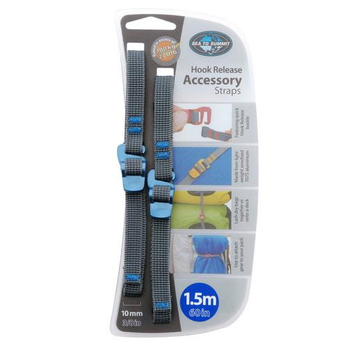 Rückansicht von Sea to Summit Accessory Straps Spannriemen blue