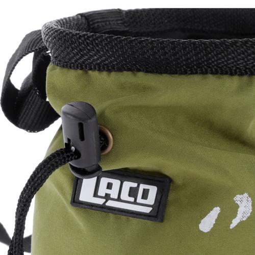 Rückansicht von LACD Hand of Fate Chalkbag moss green