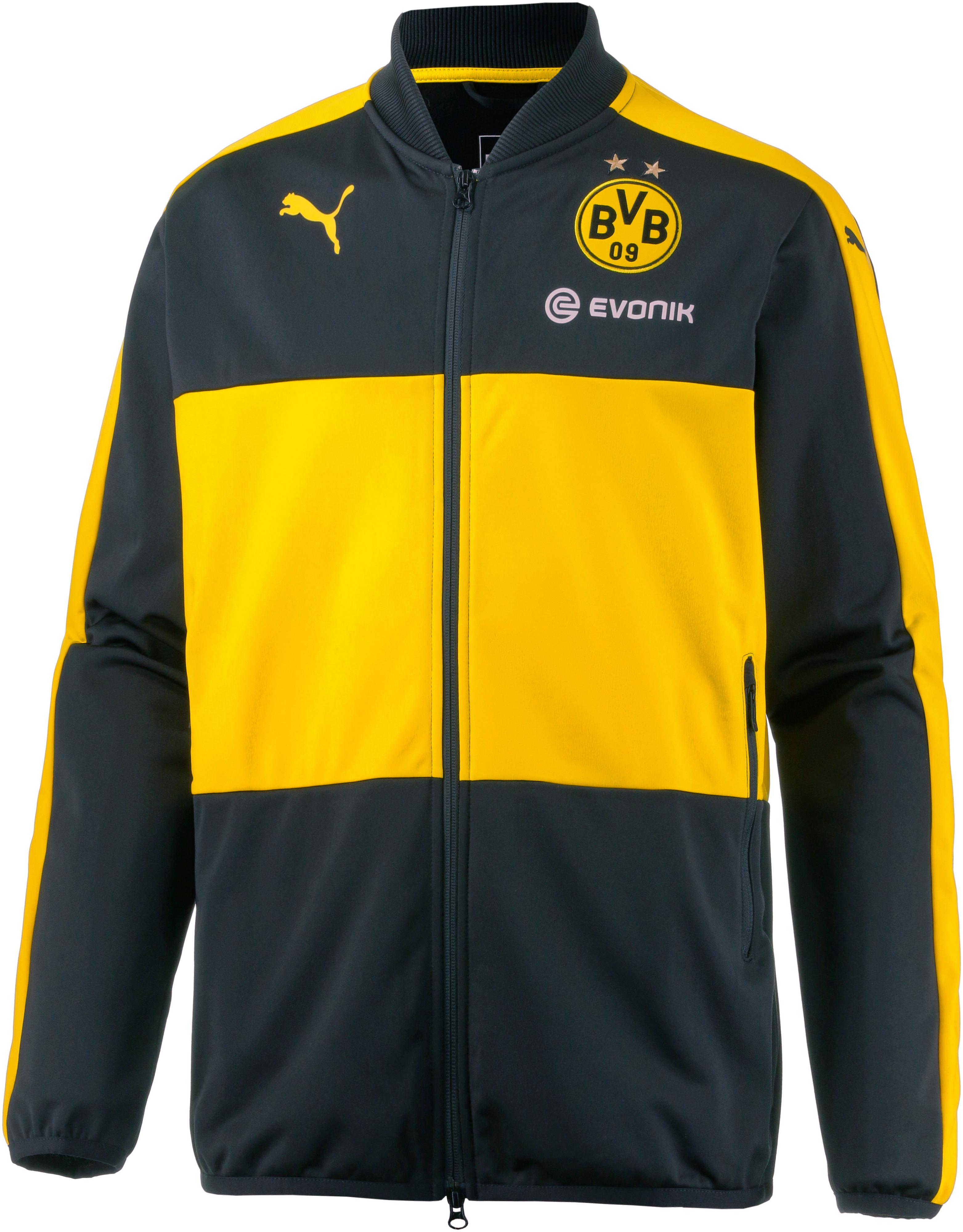 bvb trainingsjacke schwarz