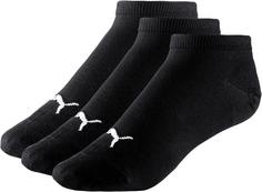 PUMA INVISIBLE 3PACK Freizeitsocken schwarz