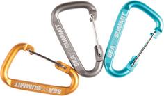 Sea to Summit Karabiner 3 Pack Karabiner grey-orange-blue