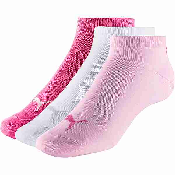 PUMA INVISIBLE 3PACK Socken Pack rosa-weiß-pink
