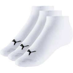 PUMA INVISIBLE 3PACK Sneakersocken weiß