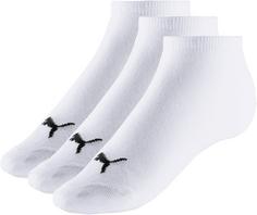 PUMA INVISIBLE 3PACK Freizeitsocken weiß