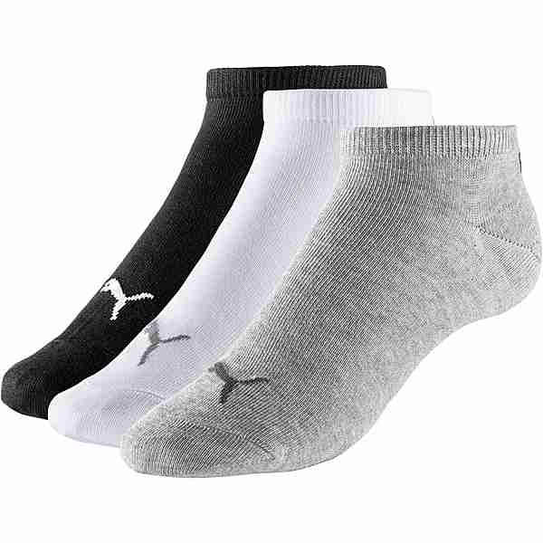 PUMA INVISIBLE 3PACK Socken Pack schwarz-weiß-grau