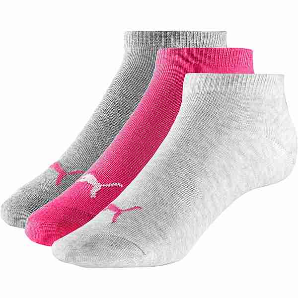 PUMA INVISIBLE 3PACK Socken Pack pink-weiß-grau
