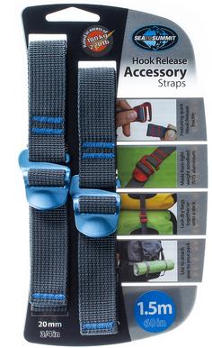 Rückansicht von Sea to Summit Accessory Straps Spannriemen blue