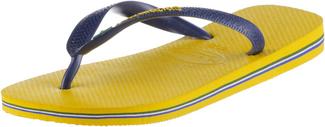 Havaianas Brasil Logo Zehentrenner Herren Gelb/Blau