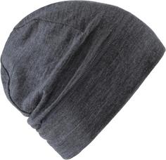 Rückansicht von BUFF Merino MERINO LIGHTWEIGHT Beanie solid grey