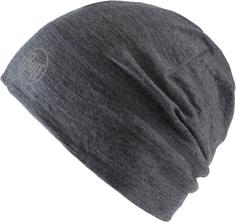 BUFF Merino Lightweight Beanie solid grey