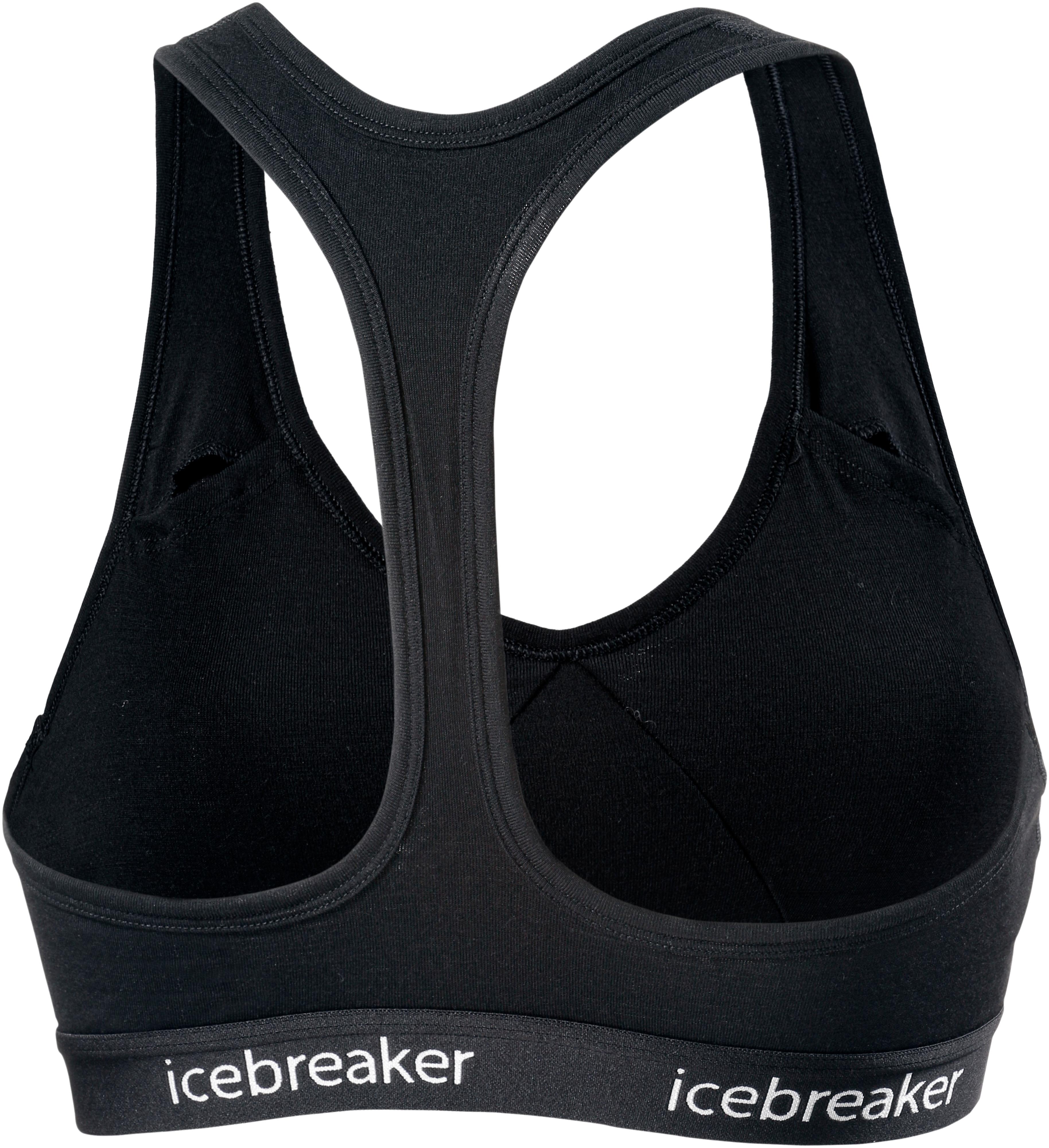 icebreaker Sport-BH MERINO SPRITE RACERBACK in schwarz
