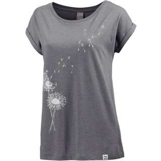CMP Damen Leichtes Melange-t-Shirt mit Bunten Drucken