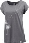iriedaily Pusteblume T-Shirt Damen - charcoal melange