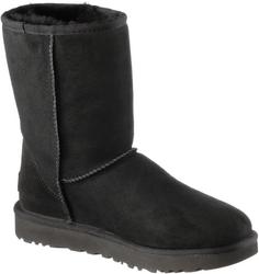 Rückansicht von Ugg Classic Short II Stiefel Damen schwarz