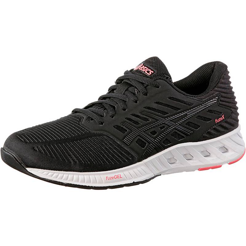 asics fuzex - laufschuhe damen - schwarz/pink asics fuzex - laufschuhe damen - schwarz/pink
