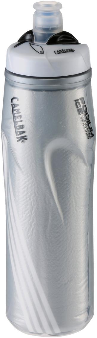 Camelbak Podium Ice 620 ml Trinkflasche silver/Logo