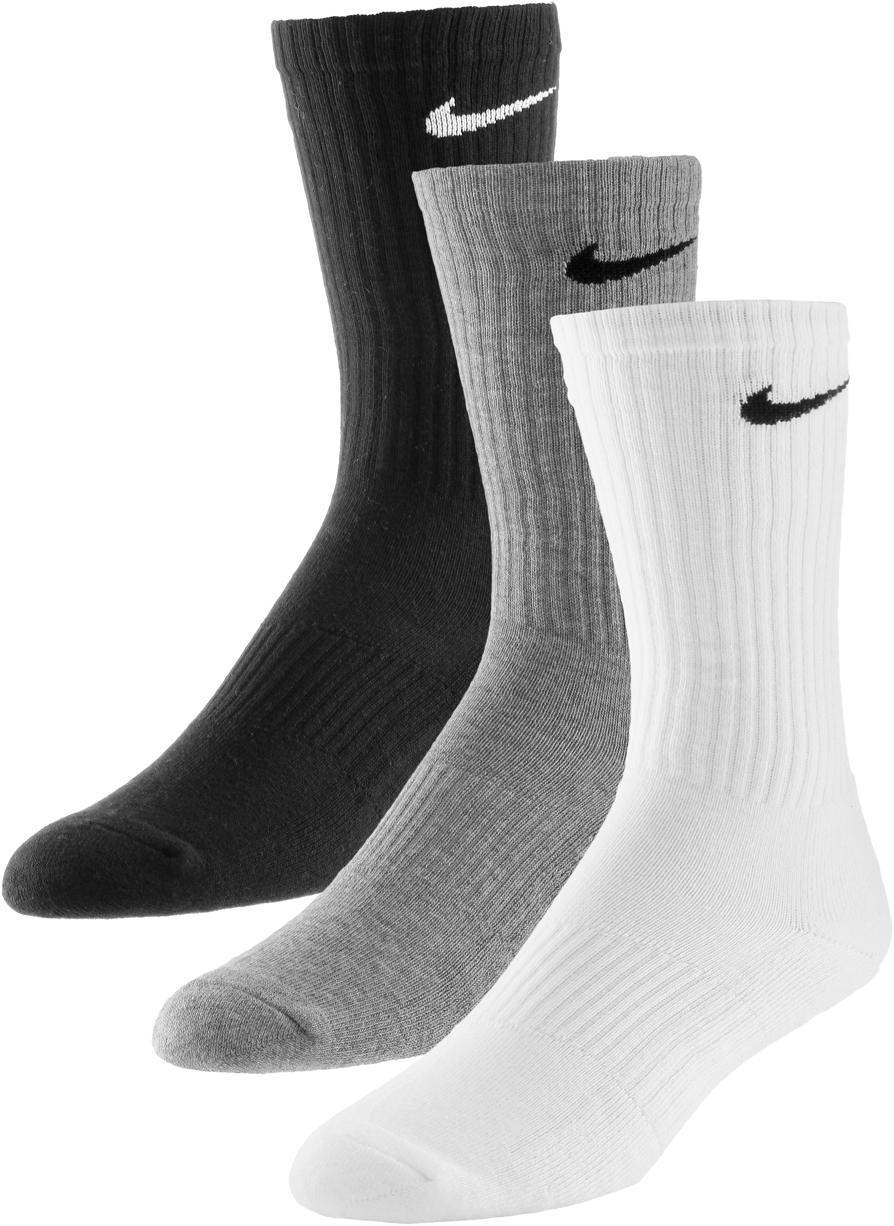 Nike Cushion Crew Socken Pack Schwarz Weiss Grau Im Online Shop Von Sportscheck Kaufen