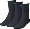 PUMA CREW SOCK 3P Socken - schwarz