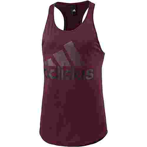 adidas Essentials Tanktop Damen weinrot adidas Essentials Tanktop Damen weinrot