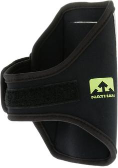 Rückansicht von NATHAN Super 5k Handytasche schwarz-gelb