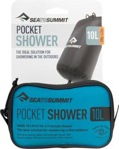 Rückansicht von Sea to Summit Pocket Shower Campingdusche black