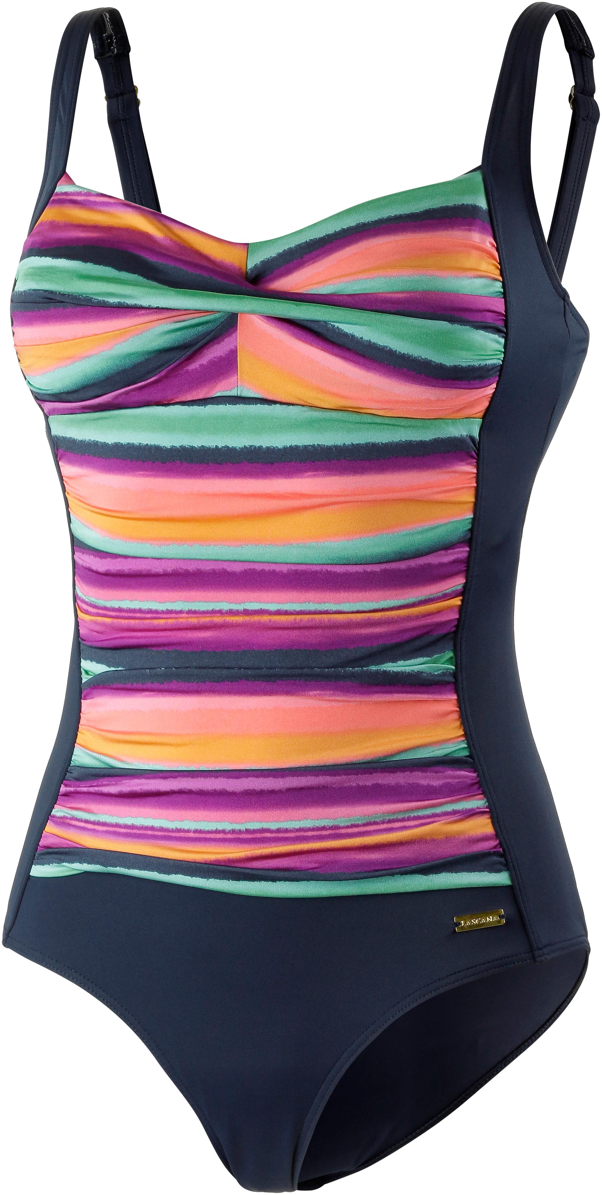 Lascana Magic Badeanzug Damen Bunt Gestreift Im Online Shop Von Sportscheck Kaufen