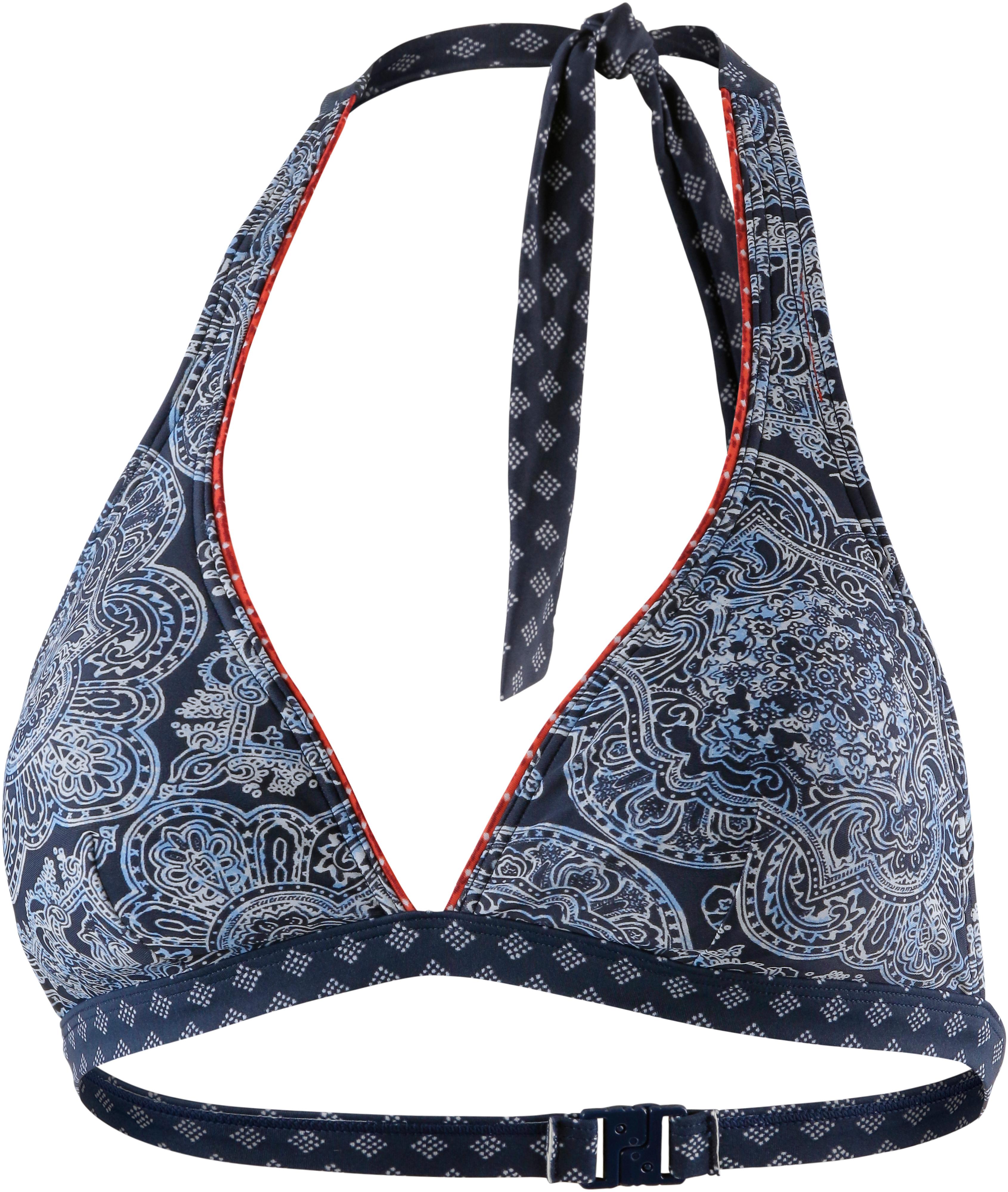 ESPRIT Rocky Beach Bikini Oberteil Damen blau/weiß im Online Shop von