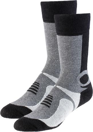 Rohner Trekking 2-er Pack Wandersocken grau
