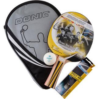 Donic-Schildkr&ouml;t Top Team 500 Tischtennisschl&auml;ger schwarz/rot