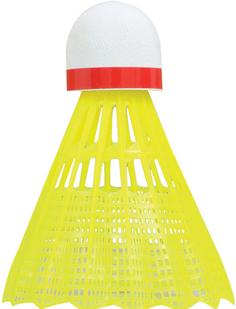 Rückansicht von Talbot-Torro TECH 350 Gelb Speed fast Badmintonball weiß