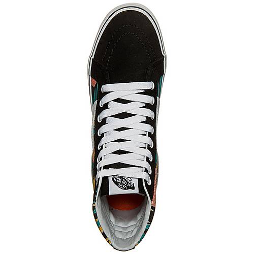 Vans Sk8 Hi Slim Tropical Leaves Sneaker Damen schwarz Vans Sk8 Hi Slim Tropical Leaves Sneaker Damen schwarz