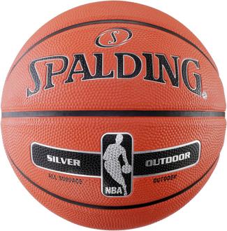 Spalding NBA SILVER OUTDOOR Basketball orange