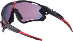 Rückansicht von Oakley JAWBREAKER Sportbrille prizm road-matte black