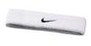 Nike SWOOSH Stirnband - white-black