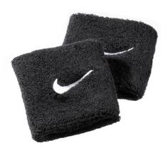 Nike SWOOSH 2 PK Schweißband black-white