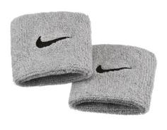 Nike SWOOSH 2 PK Schweißband grey heather-black