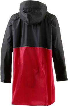 Rückansicht von VAUDE Valero Poncho indian red