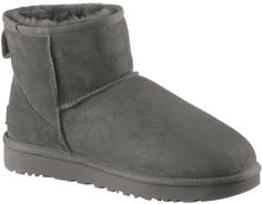 Rückansicht von Ugg Classic Mini II Stiefel Damen grey