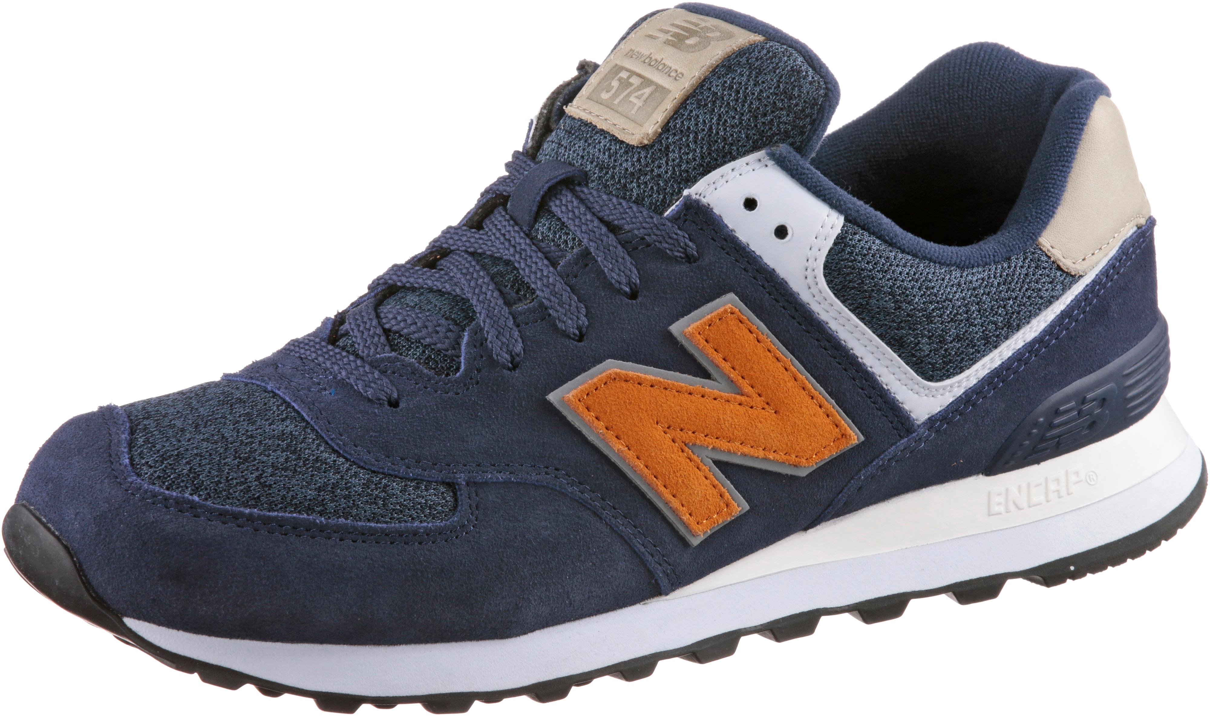 new balance leder herren navy