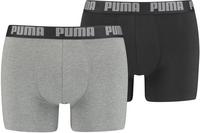 PUMA Basic Unterhose Herren - dark grey melange-black
