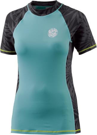 Maui Wowie Surf Shirt Damen t&uuml;rkis/grau
