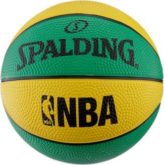 Spalding NBA Miniball gr&uuml;n-gelb